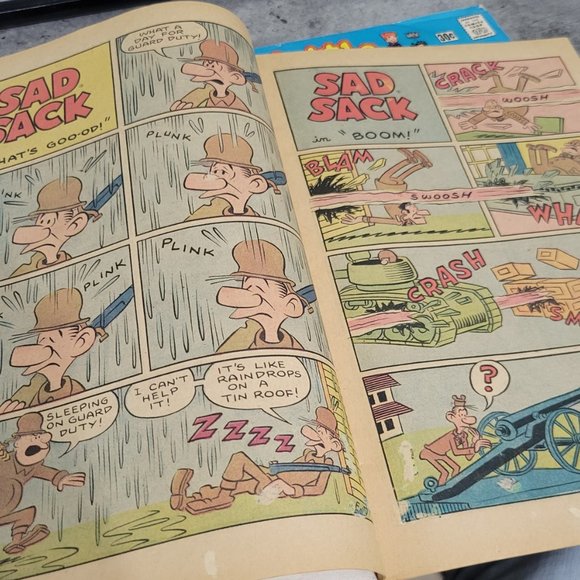 Vintage Comics Little Archie 1977 Sad Sack 1973 worn Old Comic Book - Picture 6 of 14